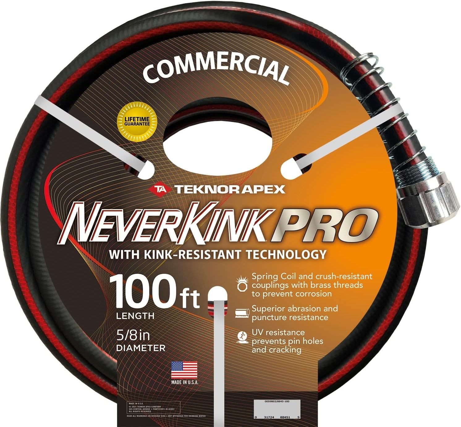 image:image58 x 50ft zeroG Lightweight Garden Hose Kink Free Garden Hose Teknor Apex Water HoseNeverkink Pro