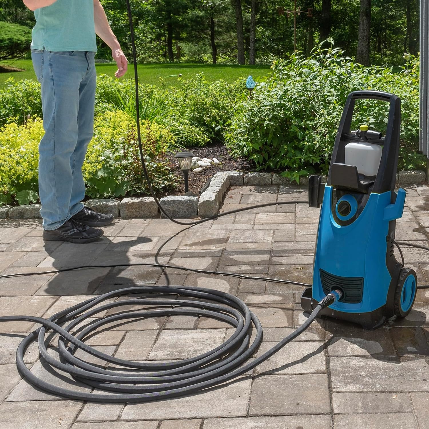 image:image58 x 50ft zeroG Lightweight Garden Hose Kink Free Garden Hose Teknor Apex Water HosezeroG