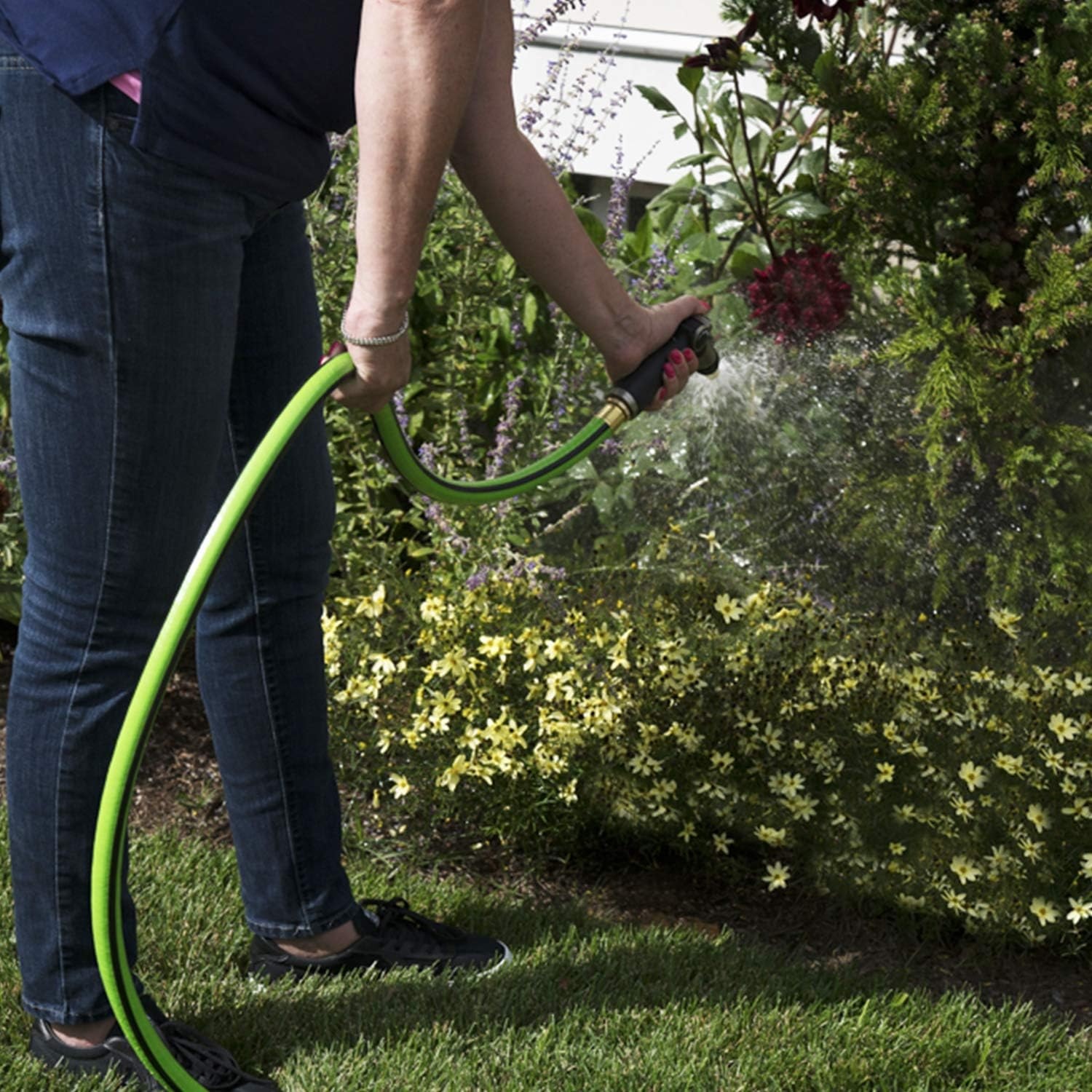 image:imageKink Control Pro Garden Hose Water Hosewith Superior UV Resistance Ergonomic Grip High Burst Strength Triple Frame Technology for Kink Resistance 25 FtPlus