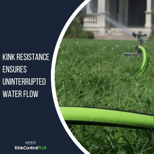 image:imageKink Control Pro Garden Hose Water Hosewith Superior UV Resistance Ergonomic Grip High Burst Strength Triple Frame Technology for Kink Resistance 25 FtPlus