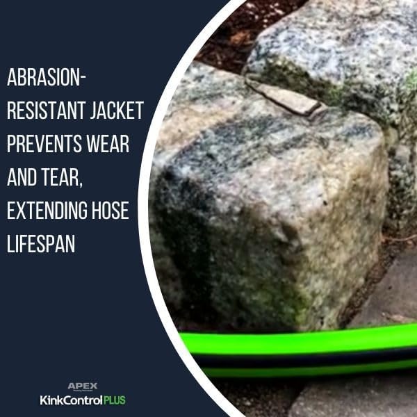 image:imageKink Control Pro Garden Hose Water Hosewith Superior UV Resistance Ergonomic Grip High Burst Strength Triple Frame Technology for Kink Resistance 25 FtPlus