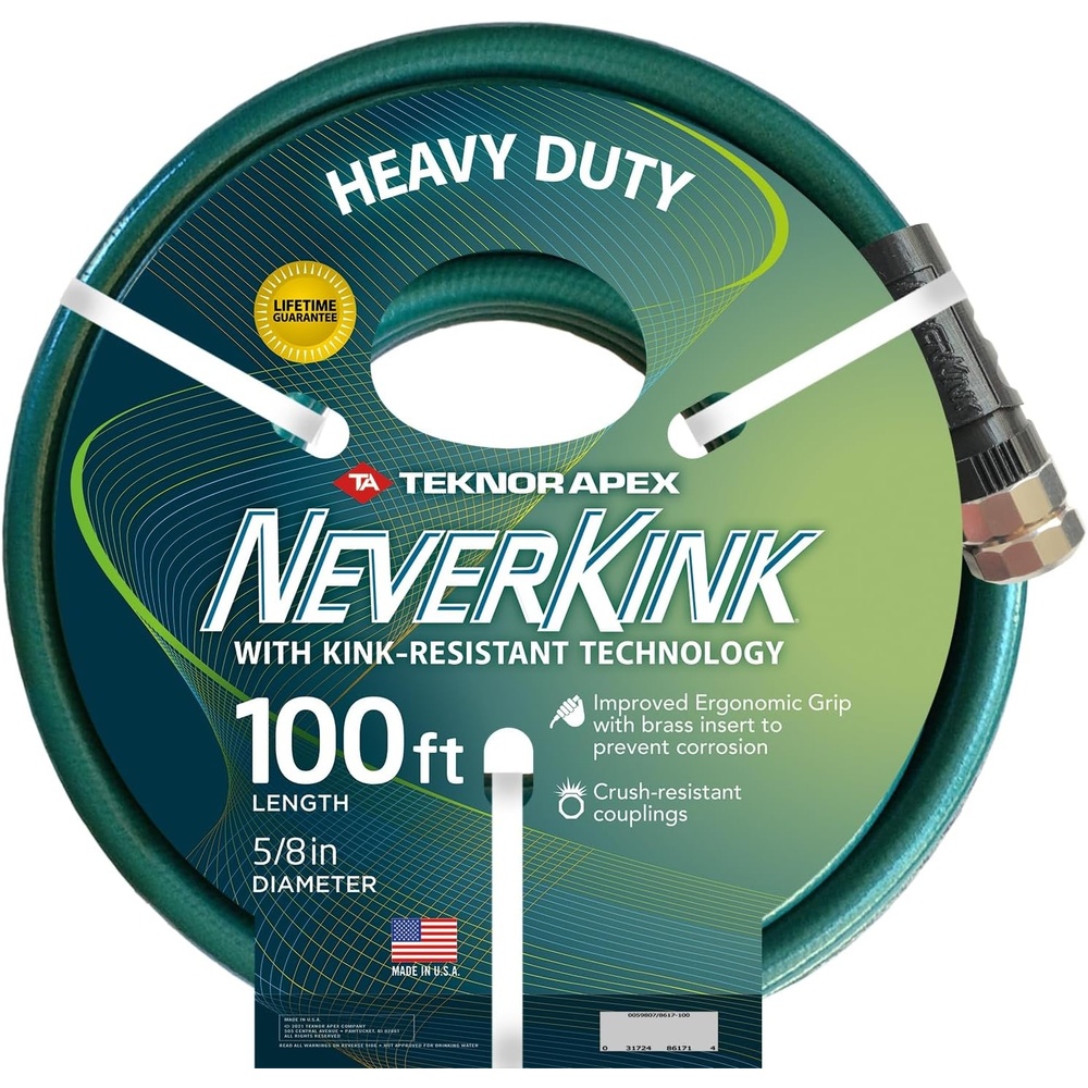 image:imageTeknor Apex Neverkink 884475 PRO Garden Hose 58in x 75feetNeverKink Heavy Duty