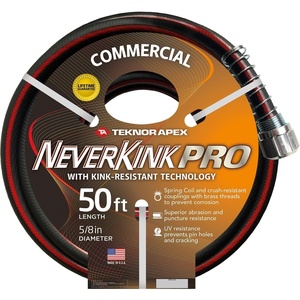 5/8″ x 50ft zero-G Lightweight Garden Hose, Kink Free Garden Hose, Teknor Apex Water Hose(Neverkink Pro)