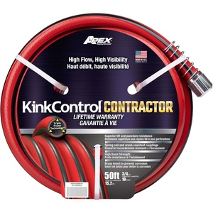 Kink Control Pro Garden Hose, Water Hosewith Superior UV Resistance, Ergonomic Grip, High Burst Strength, Triple Frame Technology for Kink Resistance, 25 Ft(Contractor)