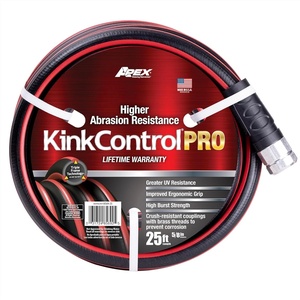 Kink Control Pro Garden Hose, Water Hosewith Superior UV Resistance, Ergonomic Grip, High Burst Strength, Triple Frame Technology for Kink Resistance, 25 Ft(Pro)
